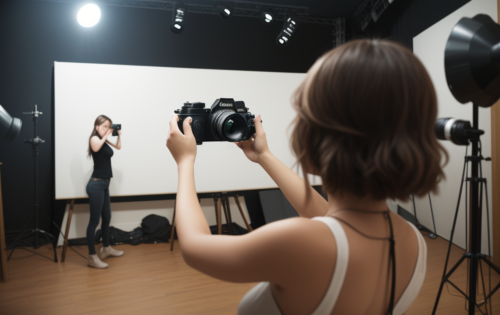 Selfie sau fotografie de portret facuta la fotograf